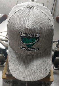Washed Corduroy <b>Dad</b> <b>Hat</b> 3D Embroidered Baseball Cap Adjustable 5 Panel Cotton Blend Sports Casual Travel - Product Image 1
