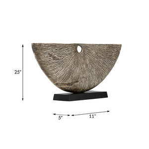 ประติมากรรมโลหะทำด้วยมือออกใหม่สีโบราณสำหรับตกแต่งบ้านดีไซน์ทันสมัย - Product Image 2