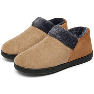 <span class=keywords><strong>Chaussons</strong></span> chauds à enfiler antidérapants, les plus confortables, en mousse à mémoire de forme pour hommes - Product Image 1