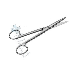 กรรไกรผ่าตัดแบบโค้งปลายทู่ ผลิตโดย FIYA ENTERPRISES ผลิตจากเหล็กกล้า ได้รับการรับรองมาตรฐาน CE ระดับ Class II สำหรับใช้ในโรงพยาบาล - Product Image 1