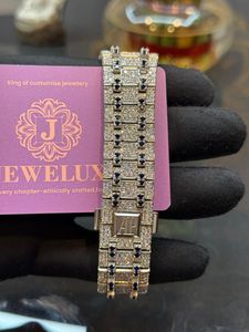 Montre Hip Hop mécanique en acier inoxydable de qualité supérieure pour hommes avec mode de luxe en diamant VVS à un prix incroyable - Product Image 6