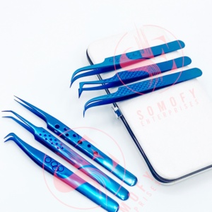 แหนบตัดขนตา Somofy Enterprises โลโก้สั่งทำได้ ทนทาน ผลิตจากสแตนเลสญี่ปุ่น ความยาว 10 มม. ปลายเรียบ สำหรับมืออาชีพ - Product Image 6