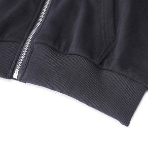 Vêtements de plein air avec logo personnalisé, sweat à capuche court, vêtements de rue décontractés pour femmes, figurines à épaules tombantes, sweats à capuche écologiques et respirants, tricotés - Product Image 3