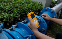 Alat Ukur Ketebalan Digital Ultrasonik LS213 0.8-350mm Meter Pengujian Ketebalan Dinding Portabel Non-destruktif