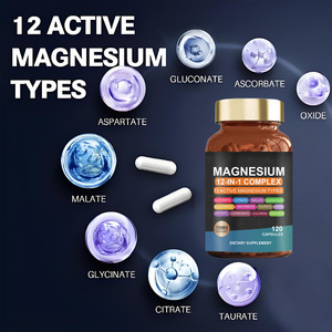 Cápsulas de Citrato de Calcio OEM de Fusión Rápida, Taurato de Óxido de Magnesio, Vitamina D3 para Adultos, 2.2g, 2 por Día, Mejora la Densidad Ósea - Product Image 4
