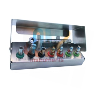 OMI ชุดไดรเวอร์ทันตกรรมรากฟันเทียมขนาดเล็ก8ชิ้นประแจวงล้อแบบสากลสำหรับการจัดหาการดูแลสุขภาพและการปลูกถ่ายฟัน - Product Image 1