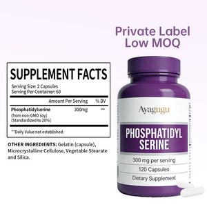 Cápsulas de Fosfatidilserina de 300 mg para Dormir, Reductor Natural de Cortisol y Ayuda para un Sueño Profundo, para la Relajación y el Alivio del Insomnio (OEM) - Product Image 3