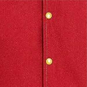 Veste de baseball de qualité supérieure pour hommes, couleur rouge unie, avec manches en cuir jaune, veste d'hiver pour hommes à boutons, séchage rapide - Product Image 4