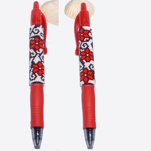 Stylo perlé de graine supérieure stylo perlé de graine complète accepter conception personnalisée fabriqué à la main Unique décoratif bureau Collage école perles stylo - Product Image 1