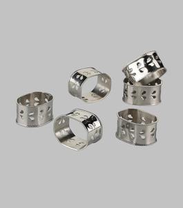 Anillos de Servilleta de Cobre Clásicos y Ecológicos de Antigüedades, Decoración de Mesa para Bodas, Accesorios de Comedor para Banquetes de Hotel - Product Image 2