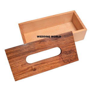 กล่องทิชชู่ไม้หรูหราทรงสี่เหลี่ยมผืนผ้าทำด้วยมือสไตล์คลาสสิกกล่องกระดาษทิชชูทำจากไม้ - Product Image 3