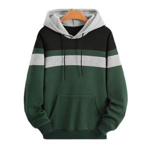 เสื้อฮู้ดดี้ผู้ชายสั่งทำขายส่ง เสื้อฮู้ดดี้สตรีทแวร์ผู้ชาย พิมพ์ลาย ยูนิเซ็กซ์ แบบเรียบ คุณภาพสูง ผ้าฝ้ายฟลีซทรงโอเวอร์ไซส์ - Product Image 1