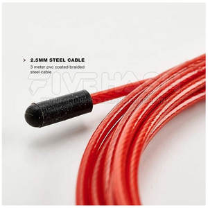 Cuerdas de Saltar de Velocidad con Longitud Ajustable para Entrenamiento Físico y Ejercicio en Interiores - Product Image 2