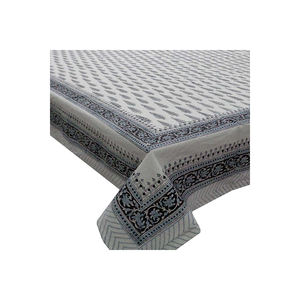 Nappes en coton imprimées à la main indiennes les plus récentes Style jacquard pur artisanat intemporel carré 150CM Premium - Product Image 1