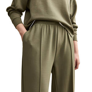 ชุดวอร์มคอกลมผู้หญิง ปี 2025 ระบายอากาศได้ดี แห้งเร็ว เป็นมิตรกับสิ่งแวดล้อม ผ้าฝ้ายฟลีซ คุณภาพสูง แบบสั่งทำพิเศษ - Product Image 4