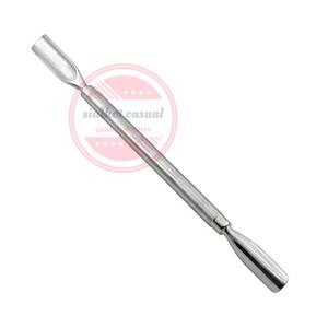Outil de manucure pédicure en acier inoxydable à double extrémité pour enlever les cuticules des ongles - Product Image 6