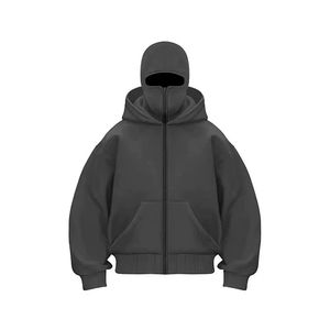 Sweat-shirts et hoodies personnalisés pour hommes, masque intégral, hoodies ninja, hoodies à capuche pour hommes, coton de haute qualité 400 g/m², zip, cagoule pour hommes - Product Image 1