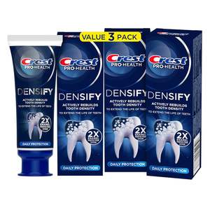 Pour le dentifrice Densify de Crest Pro-Health, protection quotidienne avec fluorure pour dents sensibles et anticaries, 4.1oz (lot de 3) - Product Image 4
