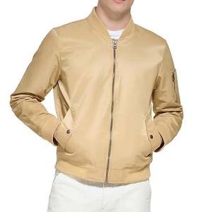 Chaqueta Bomber de satén liso de calidad superior Precio barato Chaqueta universitaria de seda de satén de alta calidad - Product Image 5