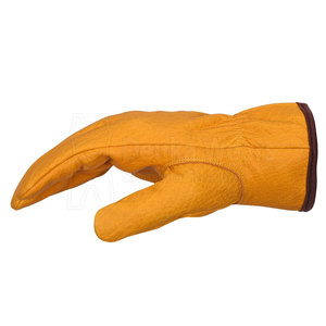 Guantes de seguridad para conductor con diseño personalizado, MOQ bajo, material de cuero duradero, antideslizantes, para trabajo y transporte. - Product Image 5
