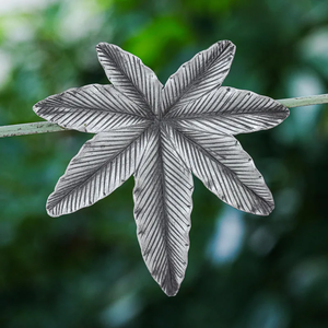 Venta al por mayor de Plata de Ley 925 hoja oxidada colgante encanto elegante joyería religiosa regalo fábrica cristiana para todos India - Product Image 3