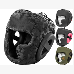 Casque de protection professionnel pour enfants, respirant, réglable, rembourré en mousse, pour la boxe et l'équitation, avec logo personnalisé - Product Image 1