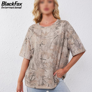 Camisetas de manga corta holgadas de gran tamaño para mujer, ropa informal transpirable ecológica, elegante y cómoda de alta calidad - Product Image 5