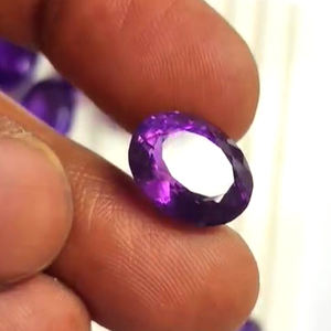 43 Pcs of Natural Amethyst 14mm to 16mm Oval Cut 404 Cts Lot Iroc Sales High Quality Amethyst Facet Loose Gemstone for <b>Jewellery</b> - Product Image 2