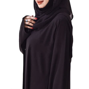 Top Quality Woman Solid Color Abaya New Style Women's Fashion Abaya <b>Dress</b> Long Burqa Polyester Casual For Adults <b>Girls</b> - Product Image 3