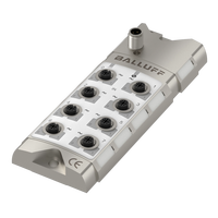 Hub d'entrée analogique IO-Link Balluff BNI00AJ, 8 canaux, résolution 16 bits, IP67, en zinc moulé sous pression, sans alimentation électrique séparée