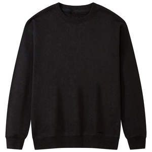 Sudadera lisa de cuello redondo personalizada para hombre jersey de gran tamaño de algodón polar - Product Image 5