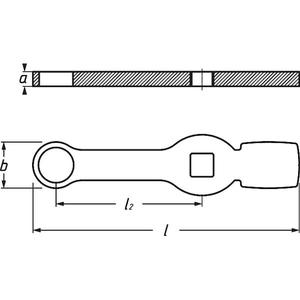 Llave de boca hexagonal Hazet de 3/4'' - Product Image 3