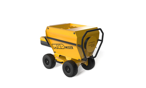 Mezcladora de Lodo MudMixer Pro Compacta, Amarilla, Equipo de Construcción Portátil con Motor y Ruedas en Venta - Product Image 1