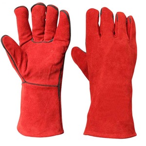 Prix de gros Gants de soudage Tig en cuir de vache Gants de travail de soudeur de construction résistants haute performance - Product Image 5