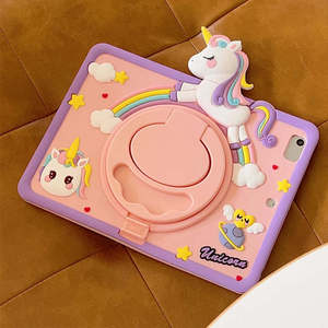 New Arrival For iPad Mini 2 Kids Premium Protective Silicone Case Stand <b>Cartoon</b> Design Private Mold ROHS Certified - Product Image 5