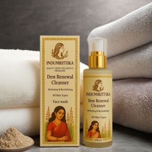 Limpiador Facial en Gel Suave Indumrittika con Glicerina, Fórmula Ligera de Limpieza Profunda, Piel Suave, Tamaño Viaje para Uso Diario, Sin Perfume - Product Image 5
