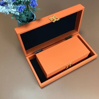 Boîte en cuir PU à couverture rigide personnalisée de marque Offre Spéciale Boîte de rangement pour cosmétiques bijoux cosmétiques Boîte cadeau de luxe