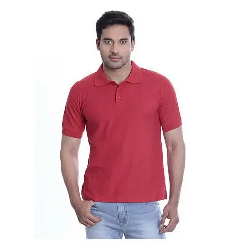 Respirant nouveauté le plus doux 100% coton nouvelle mode muscle fit t-shirt polo t-shirt brodé doux coton polo