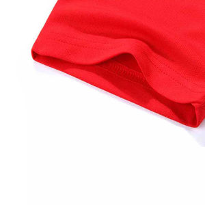 Customized <b>Red</b> V-Neck <b>Football</b> Jersey Set Full Soccer Kit with Team Name Logo and Number Printing - Product Image 4
