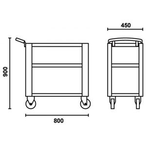 รถเข็นอเนกประสงค์รุ่นเบต้า - Product Image 4