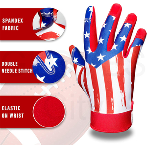 Vente en gros GANTS au design personnalisé Gants de football américain fabriqués en ville Gants de football américain confortables à forte adhérence - Product Image 3
