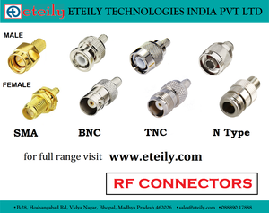 ETEILY <b>SMA</b> <b>Connector</b> Female High Quality Golden Straight Waterproof <b>Sma</b> <b>Connector</b> Straight Female Bulkhead RF for RG316 Cable - Product Image 2