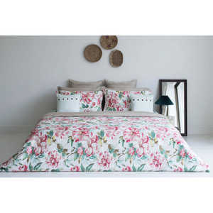 ชุดเครื่องนอนลายกุหลาบขนาดควีนไซส์ ดีไซน์ดอกไม้หรูหราเพื่อประสบการณ์การนอนหลับที่สบาย - Product Image 5