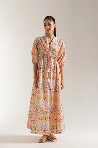 Señoras Western 2025 verano Casual adulto Color sólido ropa cordón ropa de mujer venta al por mayor elegante señora camiseta vestidos - Product Image 6