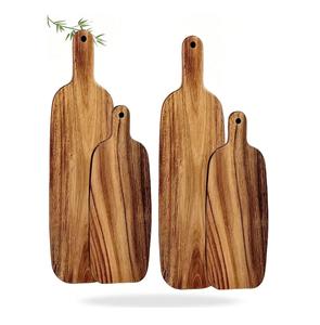 Planche à découper rectangulaire en bois d'acacia de qualité supérieure pour la maison et la vente en gros, design attrayant, fabriquée en Inde - Product Image 4
