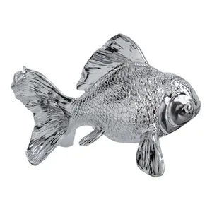 Sculpture d'oiseaux perroquets en métal moderne de haute qualité faite à la main, décoration tropicale, accent paysager, projets Zahid, mariage - Product Image 1