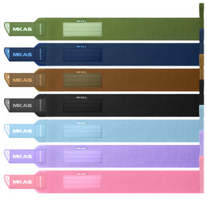 MKAS Penjualan Terlaris Tali Pergelangan Tangan Custom Logo untuk Latihan Kebugaran, Gym, Angkat Beban, Tali Tangan Bernapas untuk Powerlifting - Product Image 6