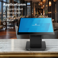 Terminal POS para hotel y venta al por menor Pantalla de 15,6 pulgadas Impresora integrada impermeable IP65