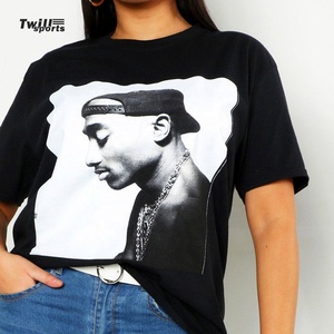 Camisetas Casuales de Talla Grande para Mujer, Ecológicas y Personalizadas al por Mayor, 100% Algodón, Secado Rápido, Transpirables, de Verano, Tallas Grandes y Altas - Product Image 4