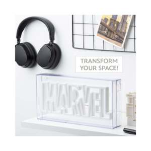 Luz LED de Neón con Logotipo de Marvel, Patrón Flotante de Plástico para Ocasiones de Cumpleaños - Product Image 3